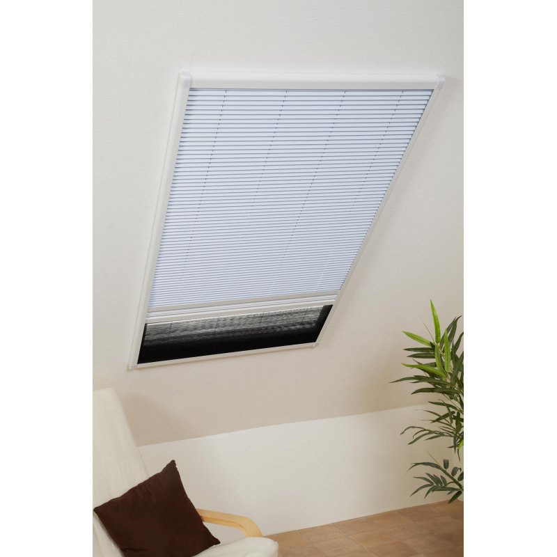 Kombi DachfensterPlissee Sonnenschutz & Fliegengitter f&uu
