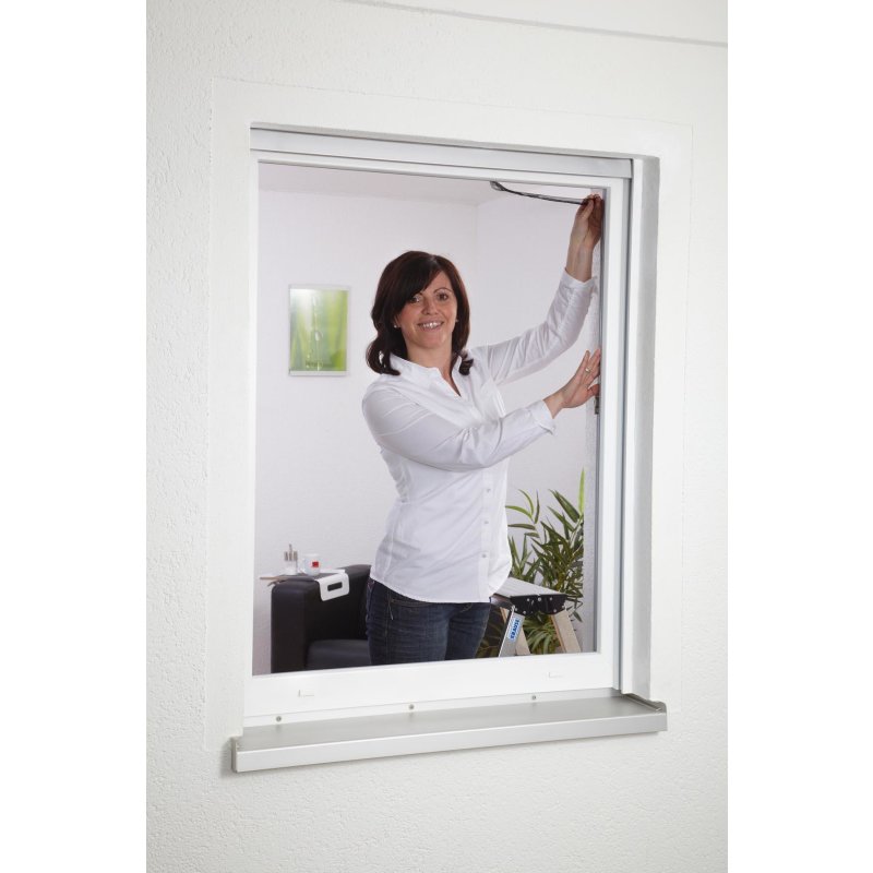Insektenschutz-Fenster PLUS, 130 x 150 cm, weiß