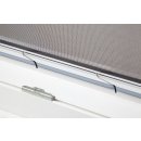 Master Slim - Fliegengitter Alu Fensterbausatz 80 x 100 cm braun