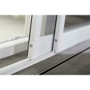 Doppel Schiebetür Comfort - Fliegengitter Alu Türbausatz weiß