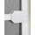 Basic Fliegengittertür als Alu-Bausatz 100 x 210 cm  weiß