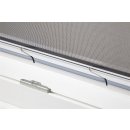 Basic - Fliegengitterfenster Bausatz aus Aluminium 130 x 150 cm anthrazit