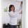 Polyester Fliegengitter XL für bodentiefe Fenster und französiche Balkone - 130  x 220 cm schwarz