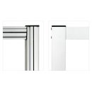 Master Slim POLLENSCHUTZ - Fliegengitter Alu Fensterbausatz 130 x 150 cm weiß