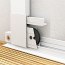 Schiebetür Comfort Einzelelement - Fliegengitter Alu Türbausatz anthrazit