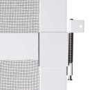 Compact flächenbündige Fliegengittertür - Alu Türbausatz 100 x 210 cm weiß