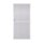 Compact flächenbündige Fliegengittertür - Alu Türbausatz 100 x 210 cm weiß