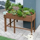 Eckhochbeet aus Fichtenholz - Hochbeet in L-Form für Kräuter & Gemüse 120x120x90cm