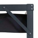 Wandpergola AURIS – Sonnenschutz mit Wandmontage für Terrasse, 3 x 3 m Anthrazit